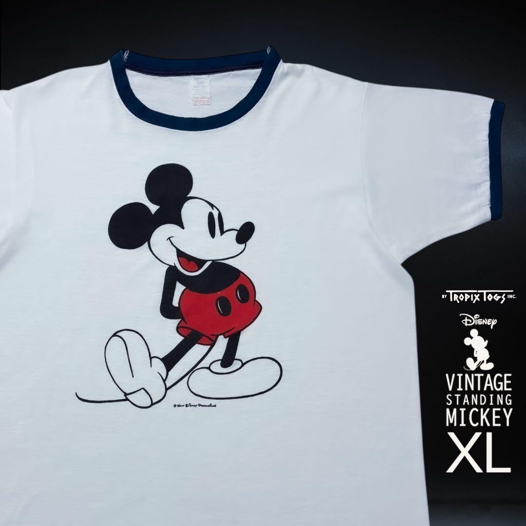 W.ウィルバーフォースさま専用70s Disney 白足 ミッキーUSA製 XL