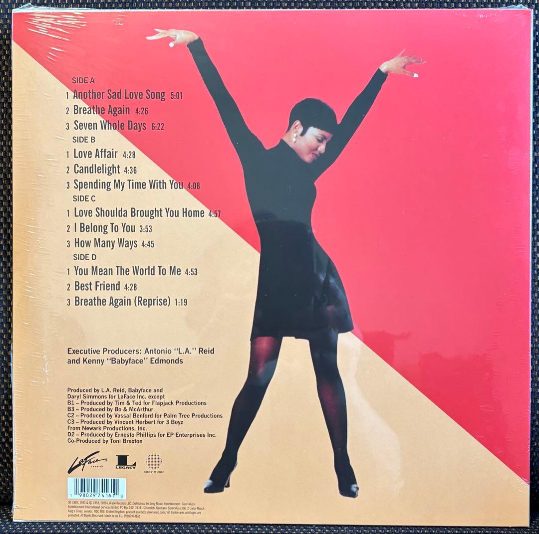 新品未開封 トニ・ブラクストン Toni Braxton 1st２枚組レコード