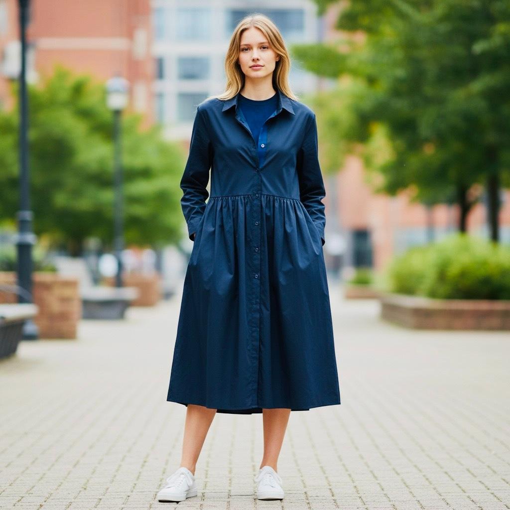 サカイ Sacai シャツ ワンピース ドレス サイズM 04729 美品 F