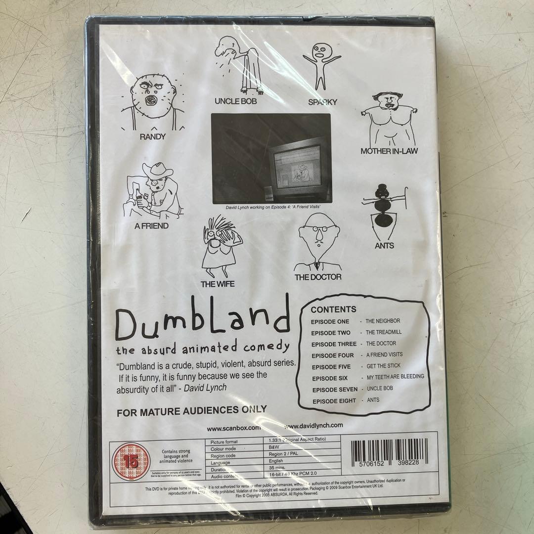 デビット・リンチ監督　DumbLand(ダムランド) DVD 新品未開封　難あり