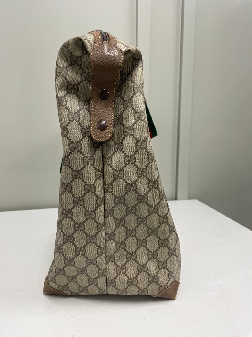 GUCCI オールドグッチ　ボストンバッグ　GGキャンバス