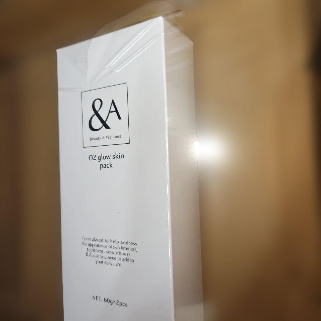 &A O2 glow skin pack 60g×2個