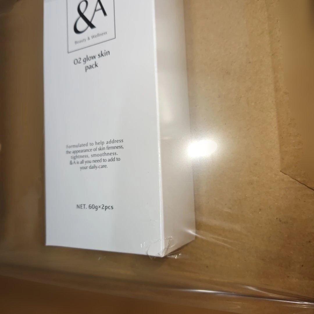 &A O2 glow skin pack 60g×2個