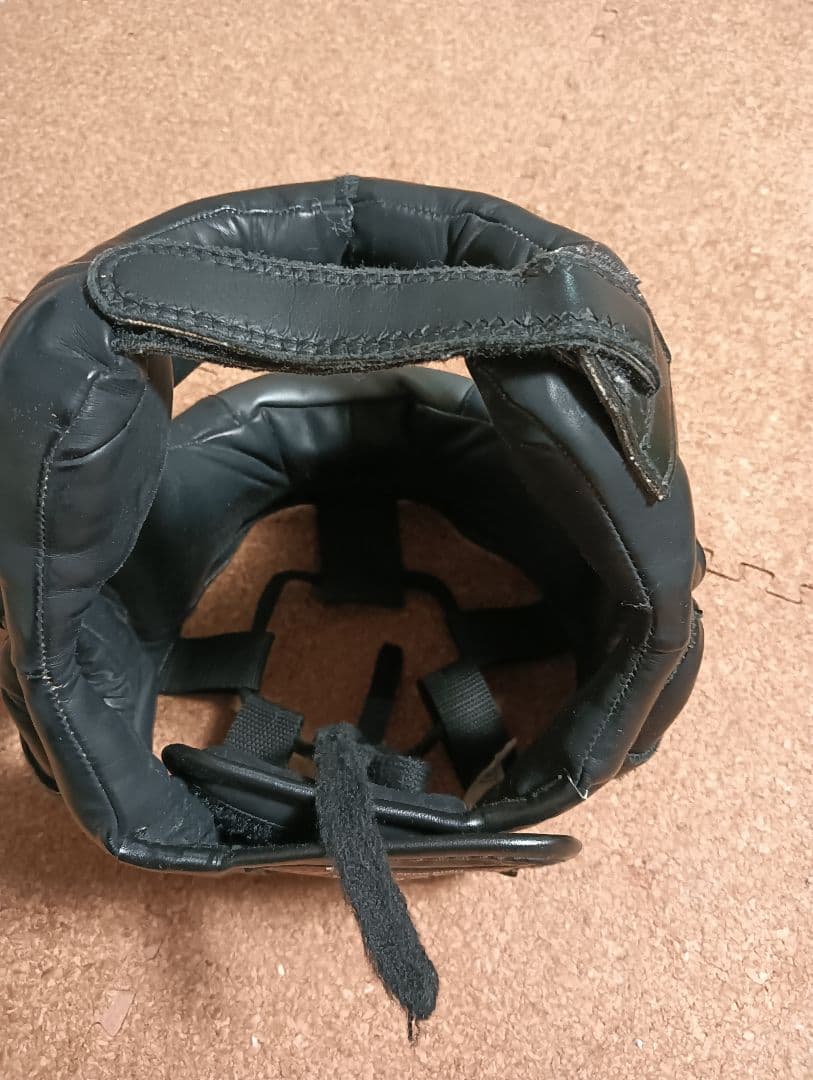 Venum ヘッドギア ブラック レザー