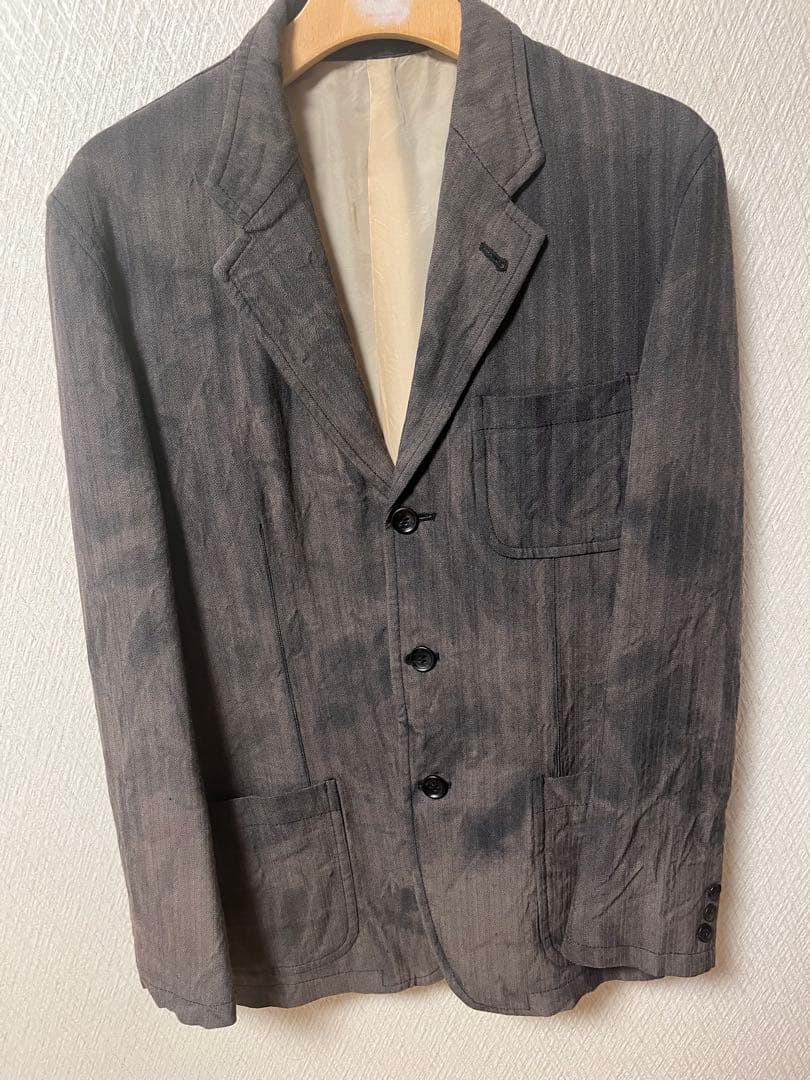 COMME des GARCONS HOMME ムラ染めジャケット 04aw