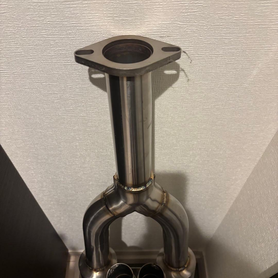 日産 V37 スカイライン 中間マフラー 消音器付き ステンレス