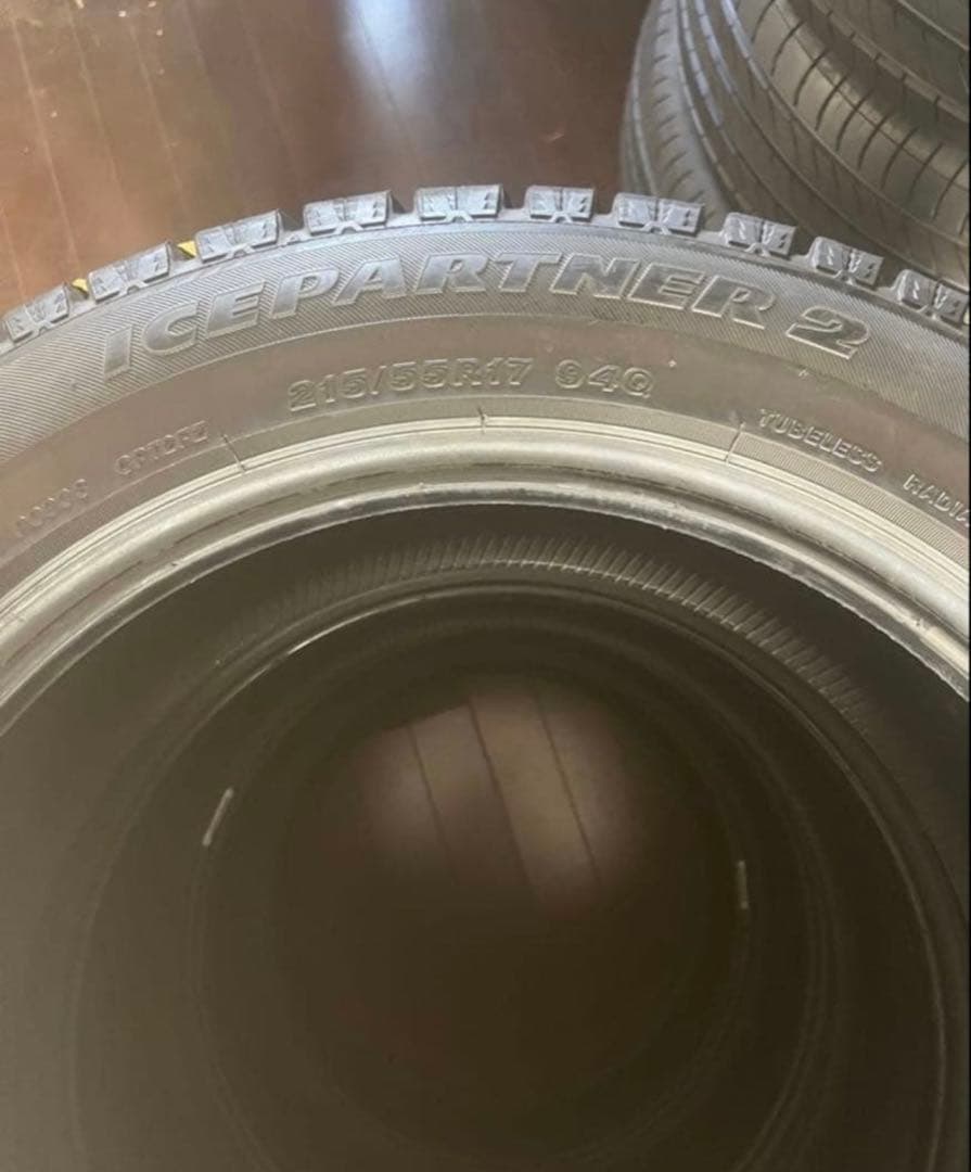 215/55R17,2022年, ブリヂストン,2本