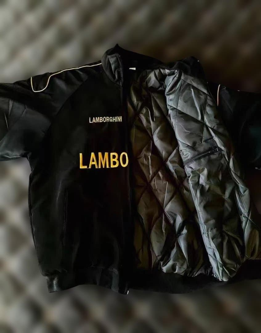 LAMBORGHINI F1 レーシングジャケットブルゾン 刺繍　中綿 男女兼用
