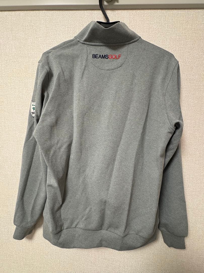 BEAMS GOLF グレー ハーフジップ