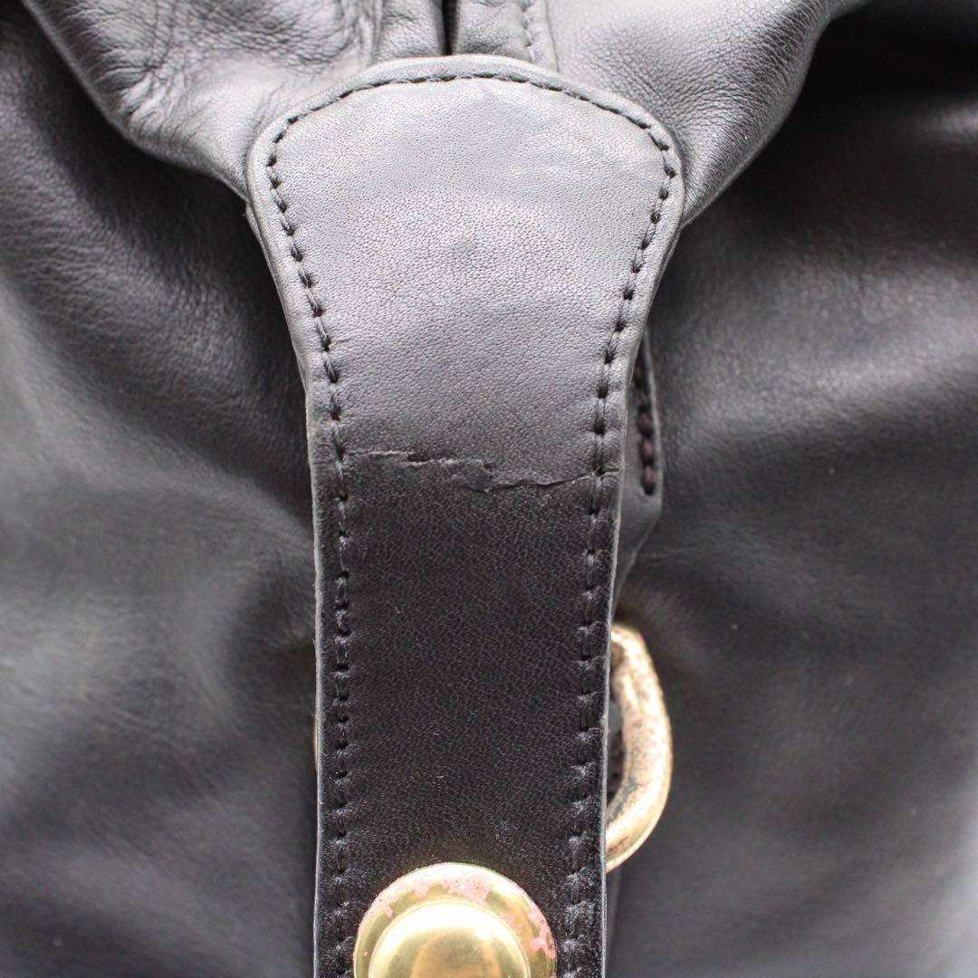 【良品】COACH ボストンバッグ トラベルバッグ レザー ヴィンテージ 黒色