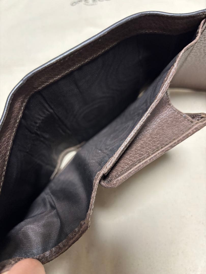 GUCCI コンパクトウォレット オフィディア GGシェリー 三つ折り財布