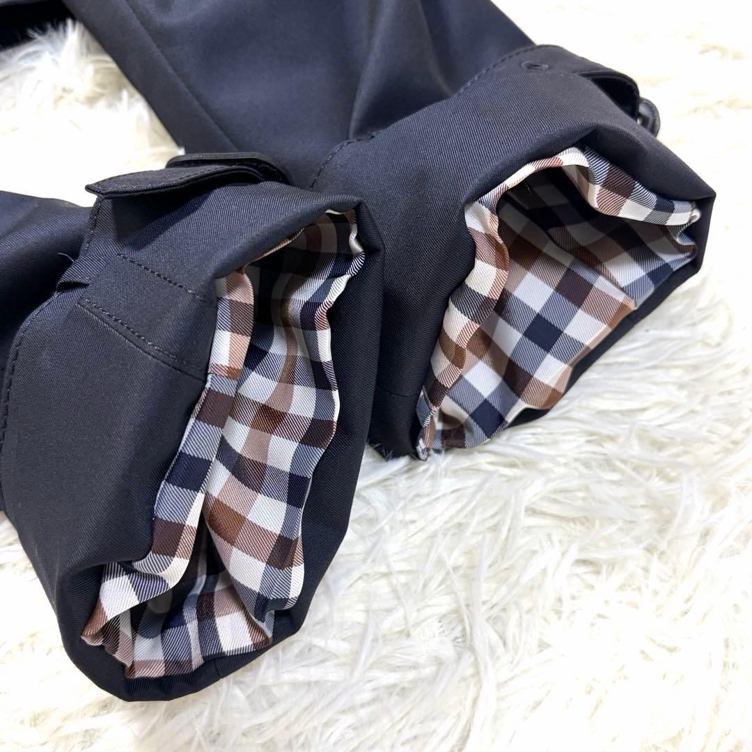 【新品】Aquascutum トレンチ ベルト ライナー 日本製 ネイビー 10