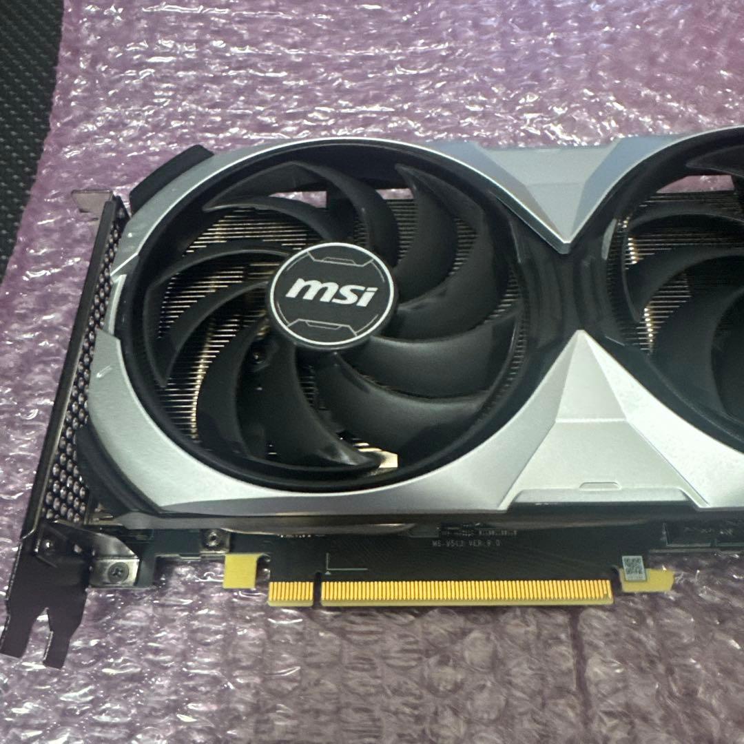 RTX4070 ジャンク GPU ファン回転/LED点灯