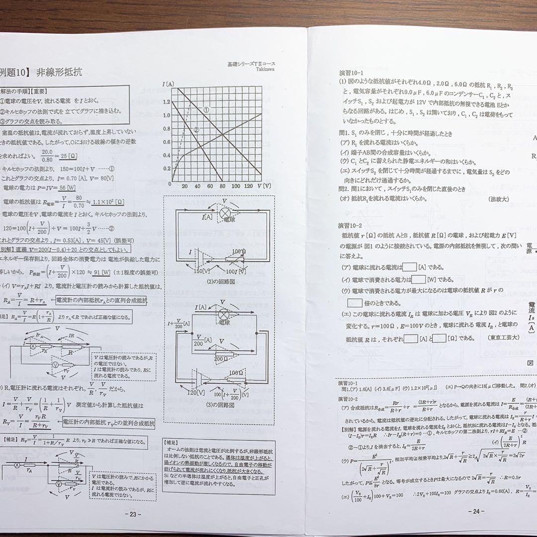 [最新版] 2022 河合塾　物理Ｔ　瀧澤先生作成プリント