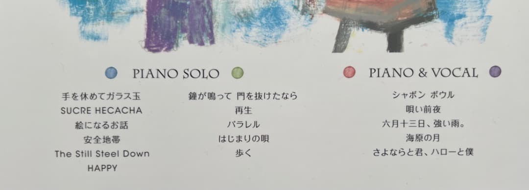 絶版 未使用 安藤裕子 ピアノスコア 楽譜 譜面 2冊セット