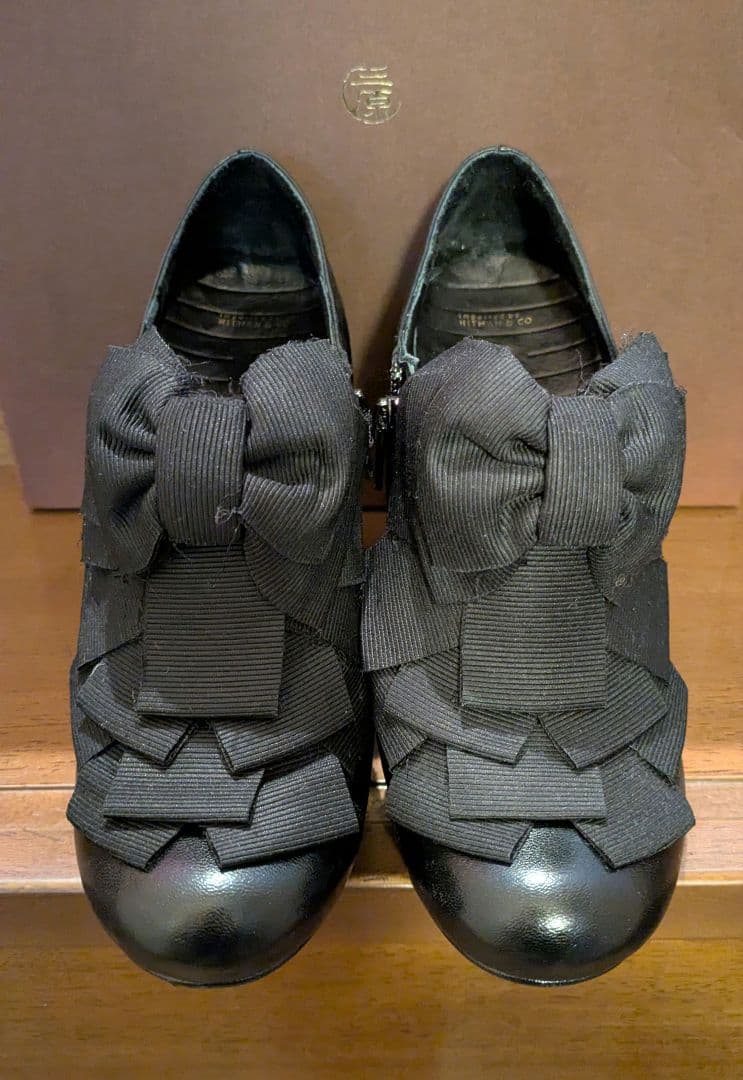 CHIE MIHARA チエミハラ★ブーティ 35ハーフ★黒 ブラック美品