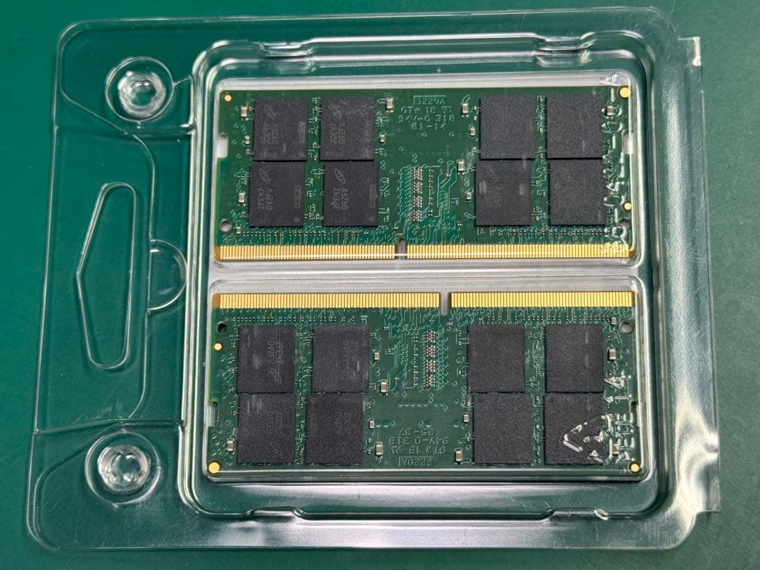 Crucial メモリ DDR4 3200MHz 64GB（32GB 2枚組）