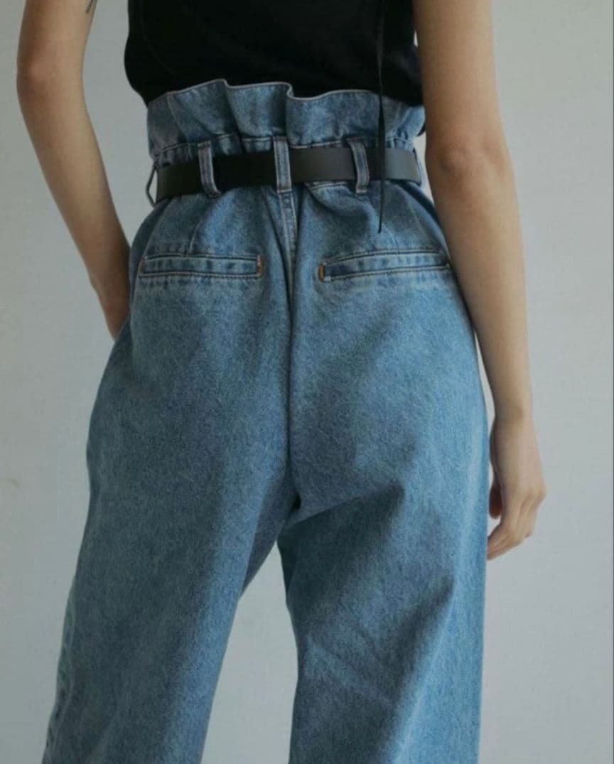 anuke アンヌークWaist Tuck Denim 36