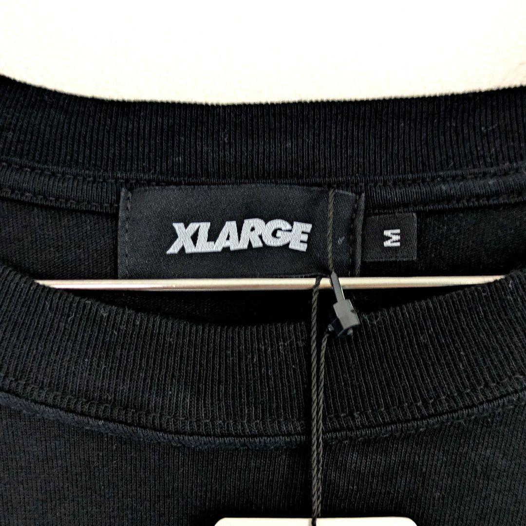 XLARGE ブラック ロングスリーブ Tシャツ　ワイスピ　ロンT