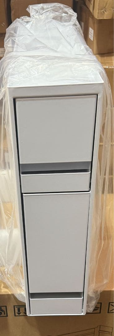 値下げアウトレット隠せる調味料ラック幅13cm 大容量完成品 (ホワイト 2段)