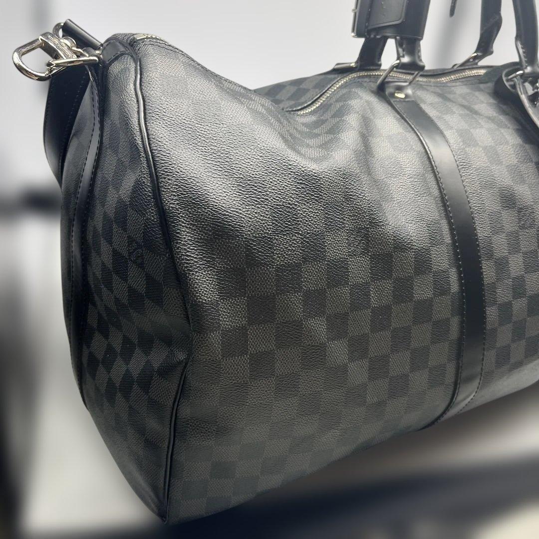LOUIS VUITTON/ルイヴィトン ダミエ キーポル・バンドリエール 55