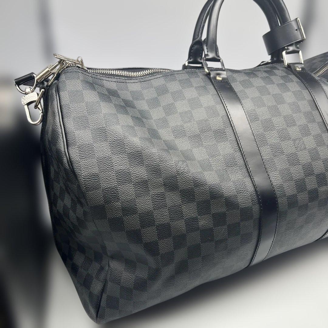 LOUIS VUITTON/ルイヴィトン ダミエ キーポル・バンドリエール 55