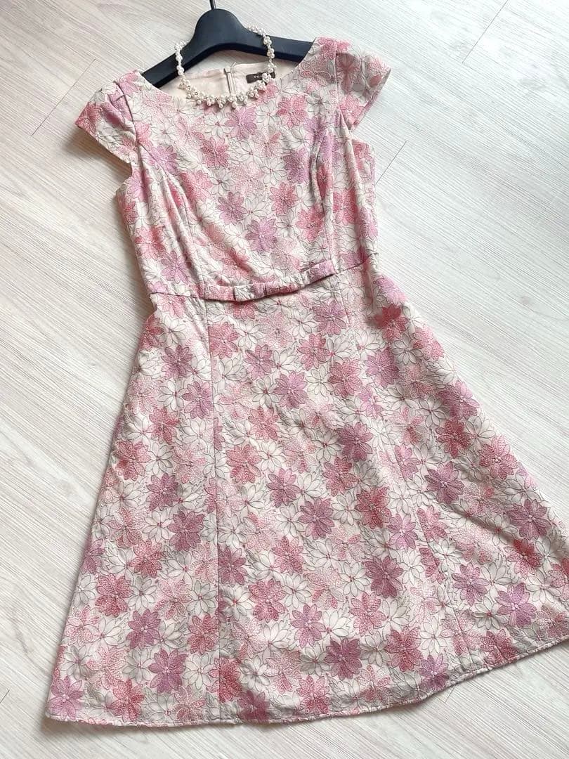 TOCCA トッカ ワンピース ピンク 花柄 刺繍