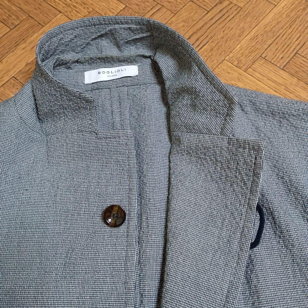 ボリオリ　BOGLIOLI ジャケット メンズ　コットン　グレイ　46 Mサイズ