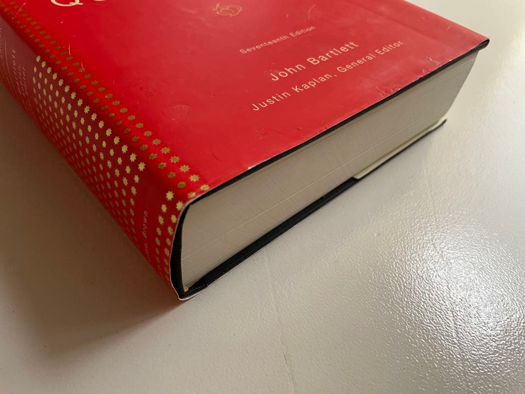 Bartlett’s familiar quotations