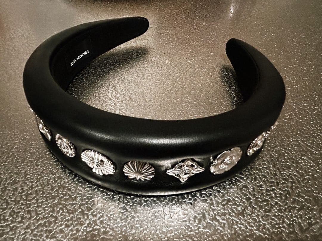 【美品】TOGA TOO LEATHER HEADBAND 1 (トーガ)