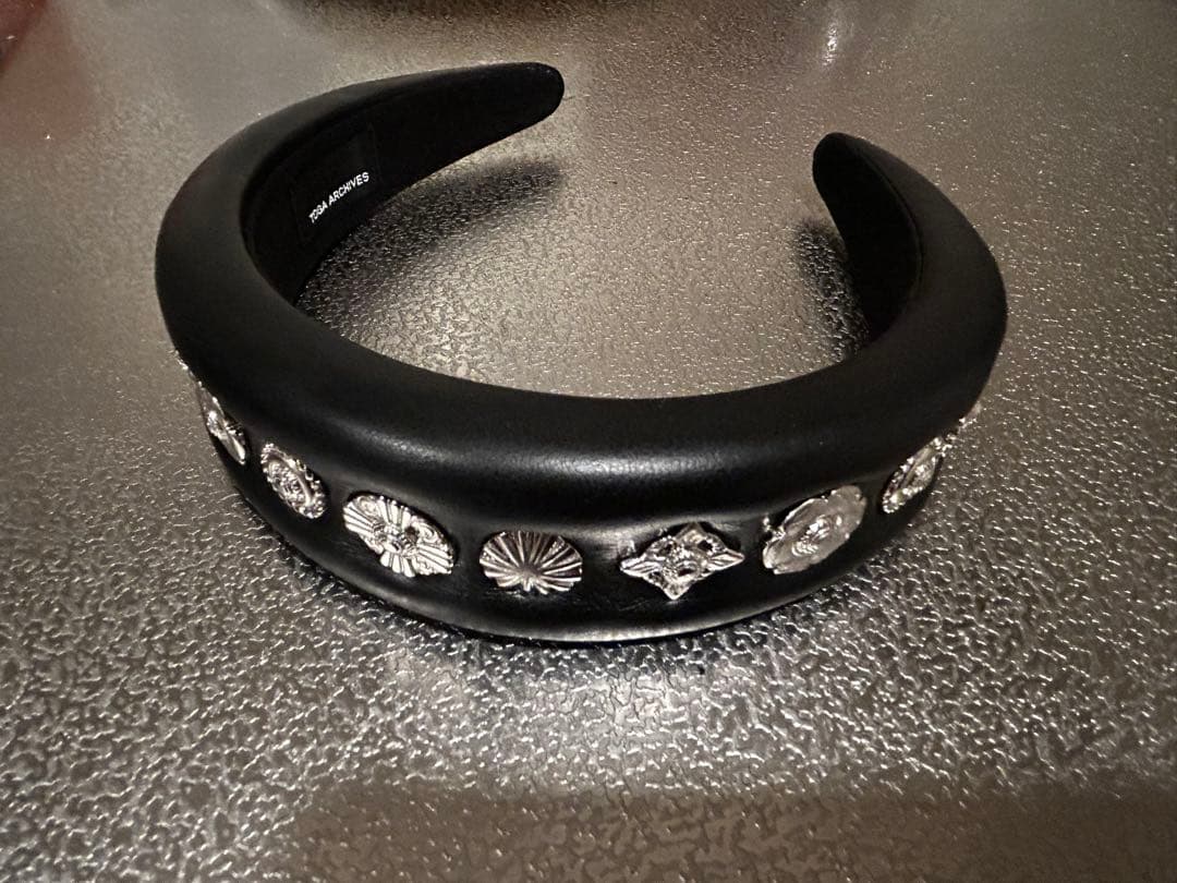【美品】TOGA TOO LEATHER HEADBAND 1 (トーガ)