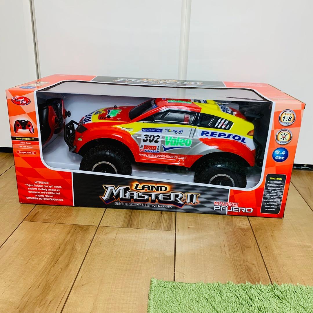 【新品未開封】1/8 三菱 パジェロ LAND MASTER II ラジコン