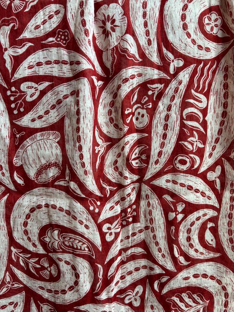 ババグーリ Babaghuri 植物模様ストール