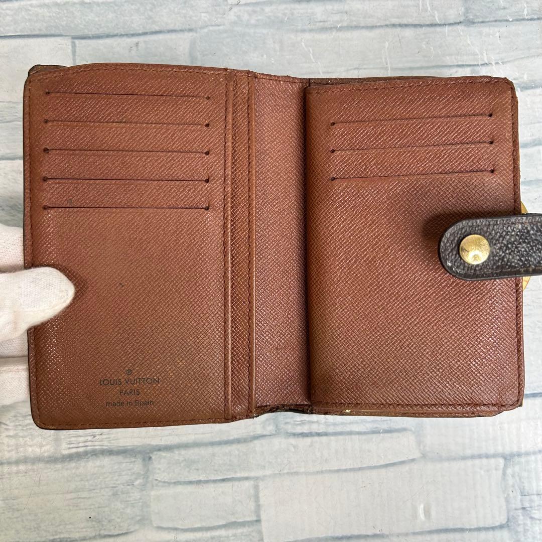 美品　50 ルイヴィトン　がま口財布　二つ折り財布　モノグラム　us5