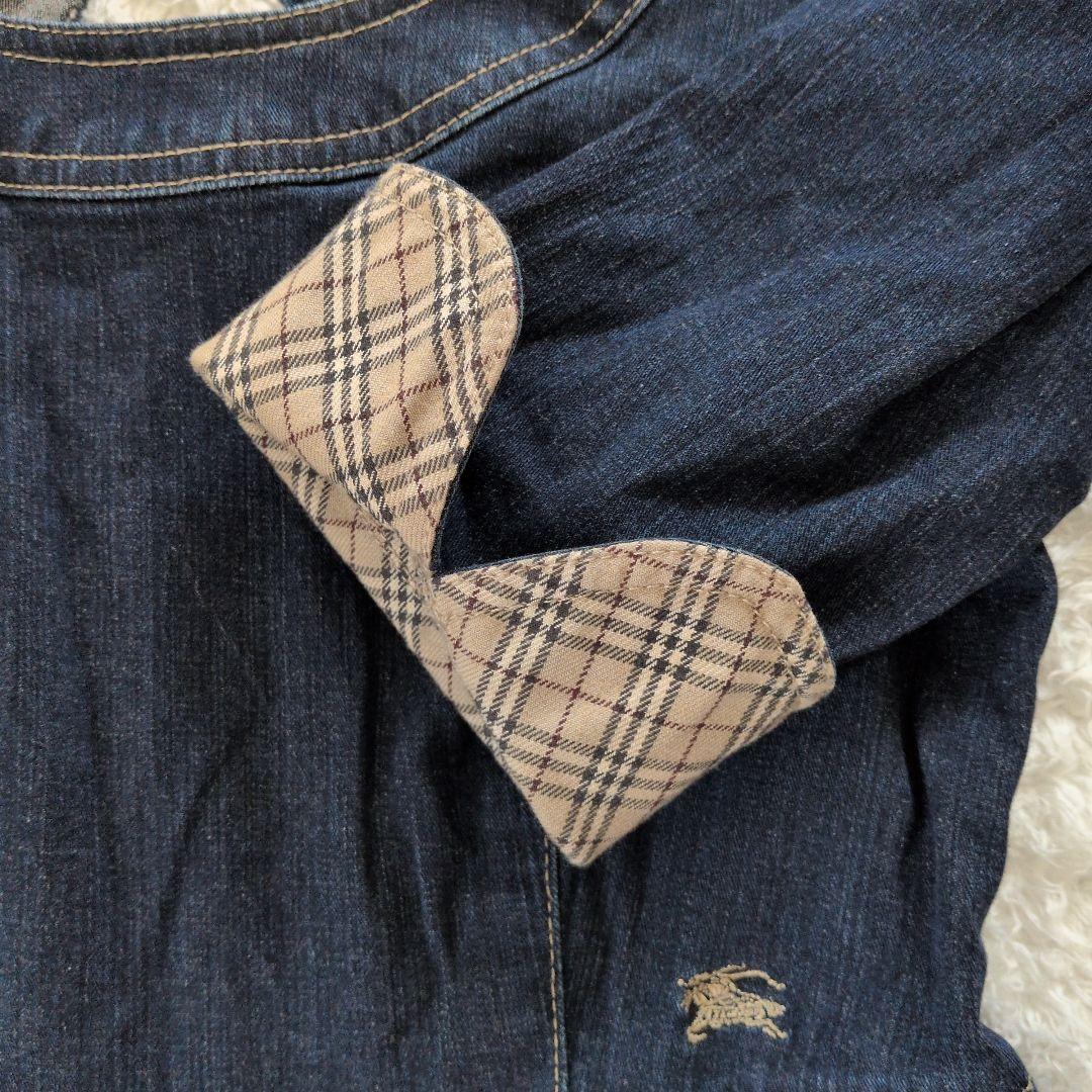Burberry　バーバリー　ノバチェック　デニムワンピース　38