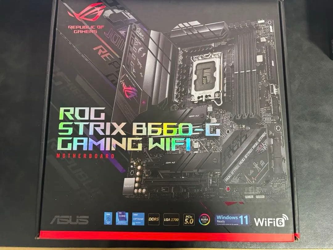 マザーボード ASUS ROG STRIX B660-G GAMING WIFI DDR5
