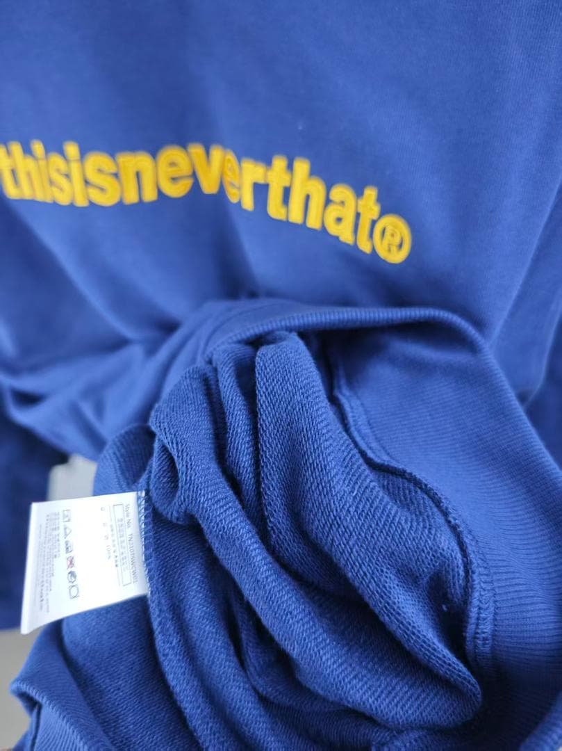thisisneverthat ネイビー スウェットM3