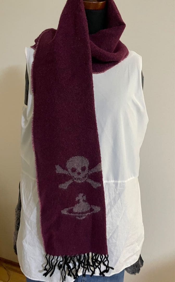 Vivienne Westwood ストール マフラー ワインレッド
