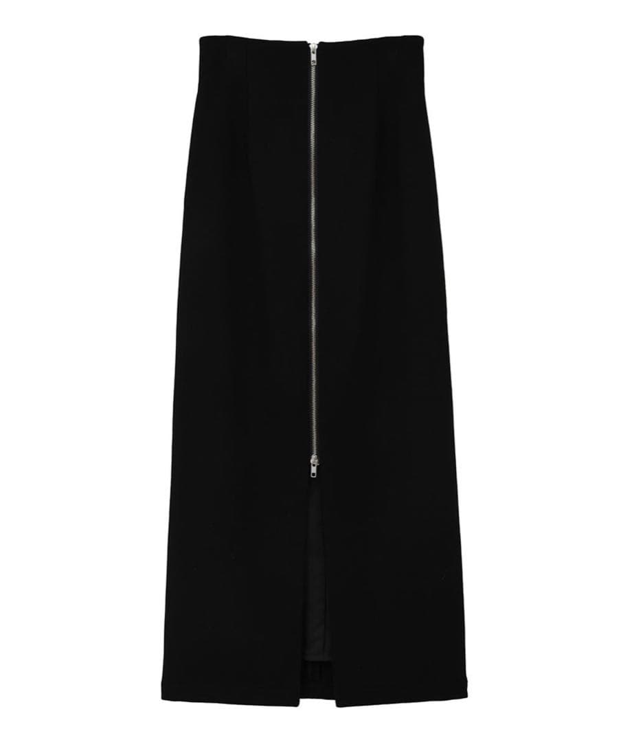 CLANE ZIP STRAIGHT SKIRT/ジップストレートスカート