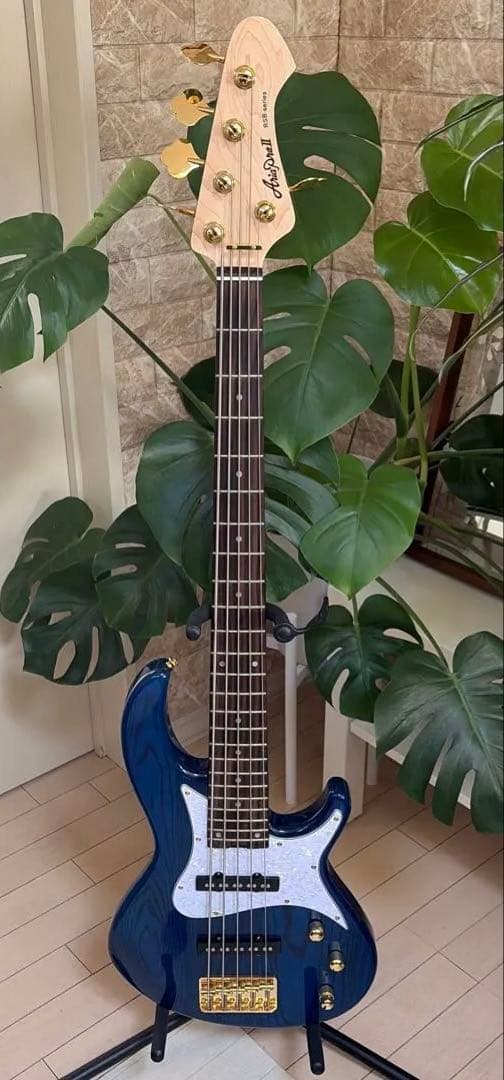 ❤️AriaProII RSB-42AR 5弦ベース美品 チューナー ストラップ