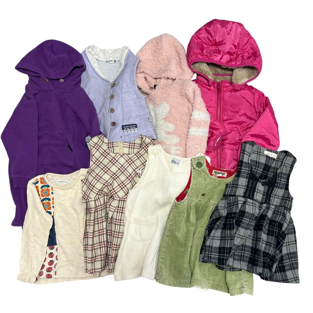 まとめ売り 女の子【95cm】45枚 ブランド多数 子供服 お着替え 秋冬服