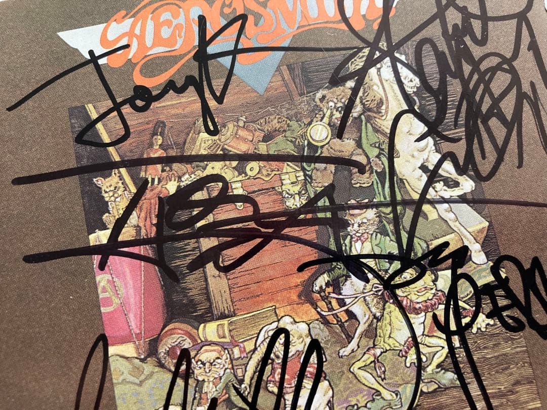 レア　エアロスミス 直筆　サイン　CD aerosmith
