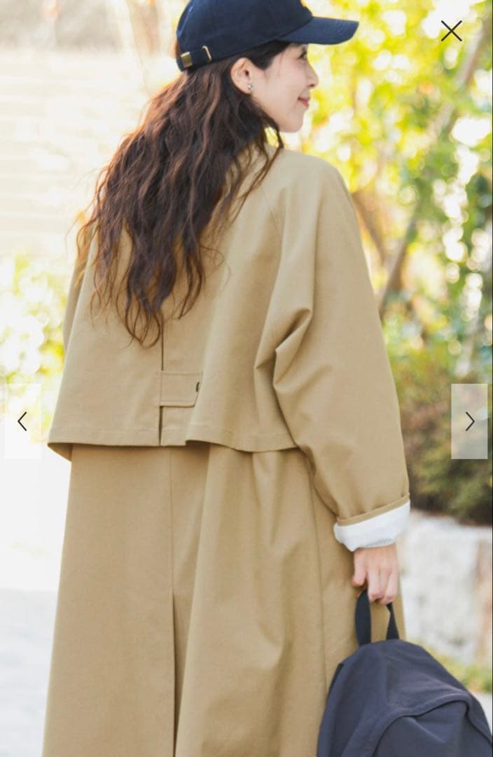 mikanさん専用『撥水』BACKヨークスタンドカラーコート