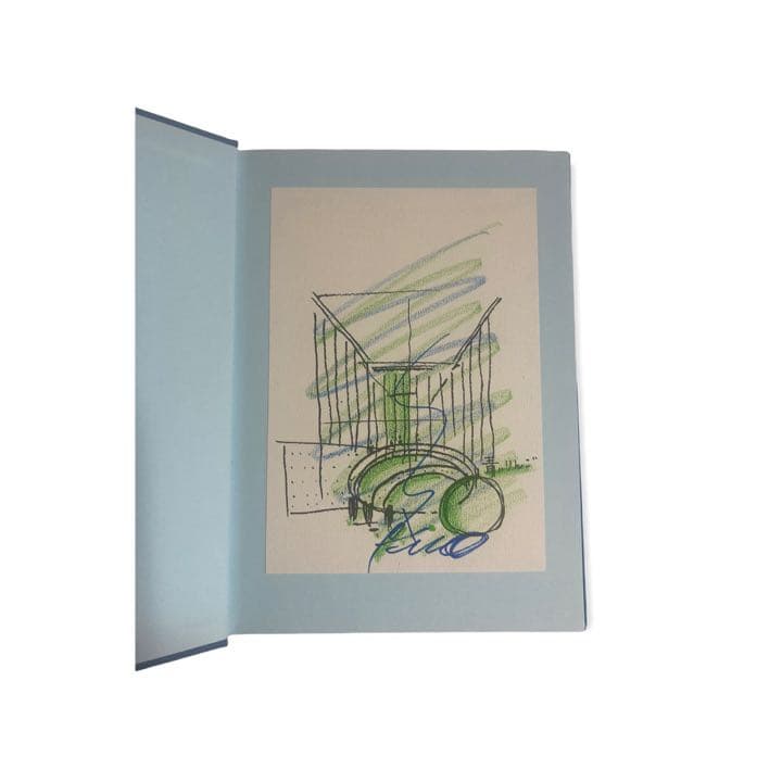 安藤忠雄　直筆サイン　イラスト入り　Tadao Ando Hyogo 作品集
