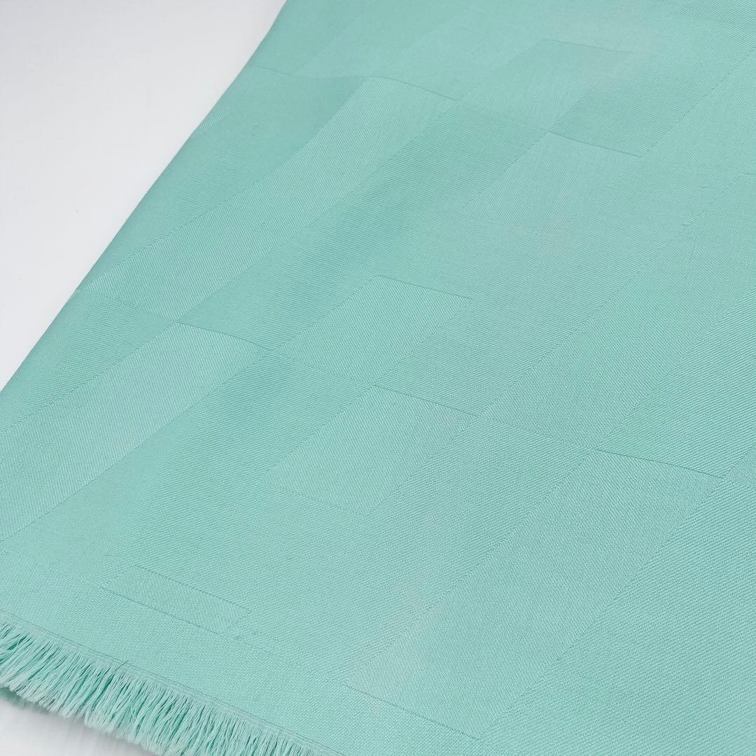 HERMES ストール ニューリプリス カシミヤ シルク バイアス Hロゴ
