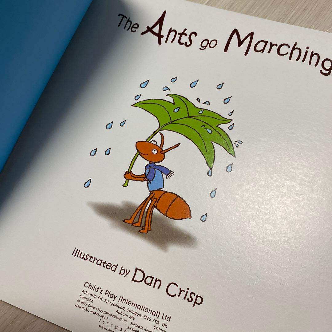 516 The Ants go Marching 穴開き仕掛け音声絵本