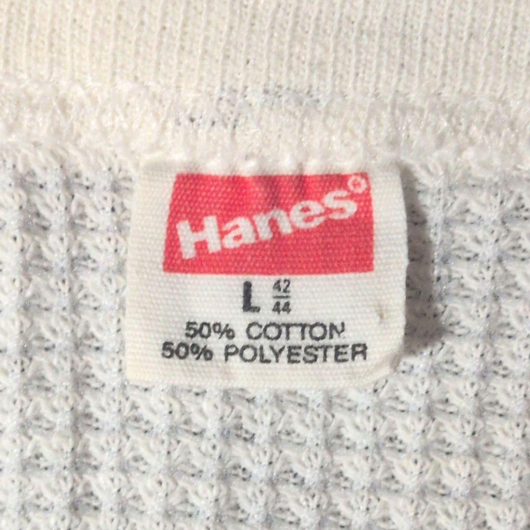 ビンテージ　Hanes USA製 サーマル　長袖 Tシャツ　L