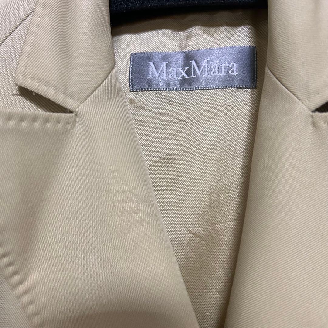 보*様 【極美品】MaxMara マックスマーラ ダブルブレスト トレンチコート