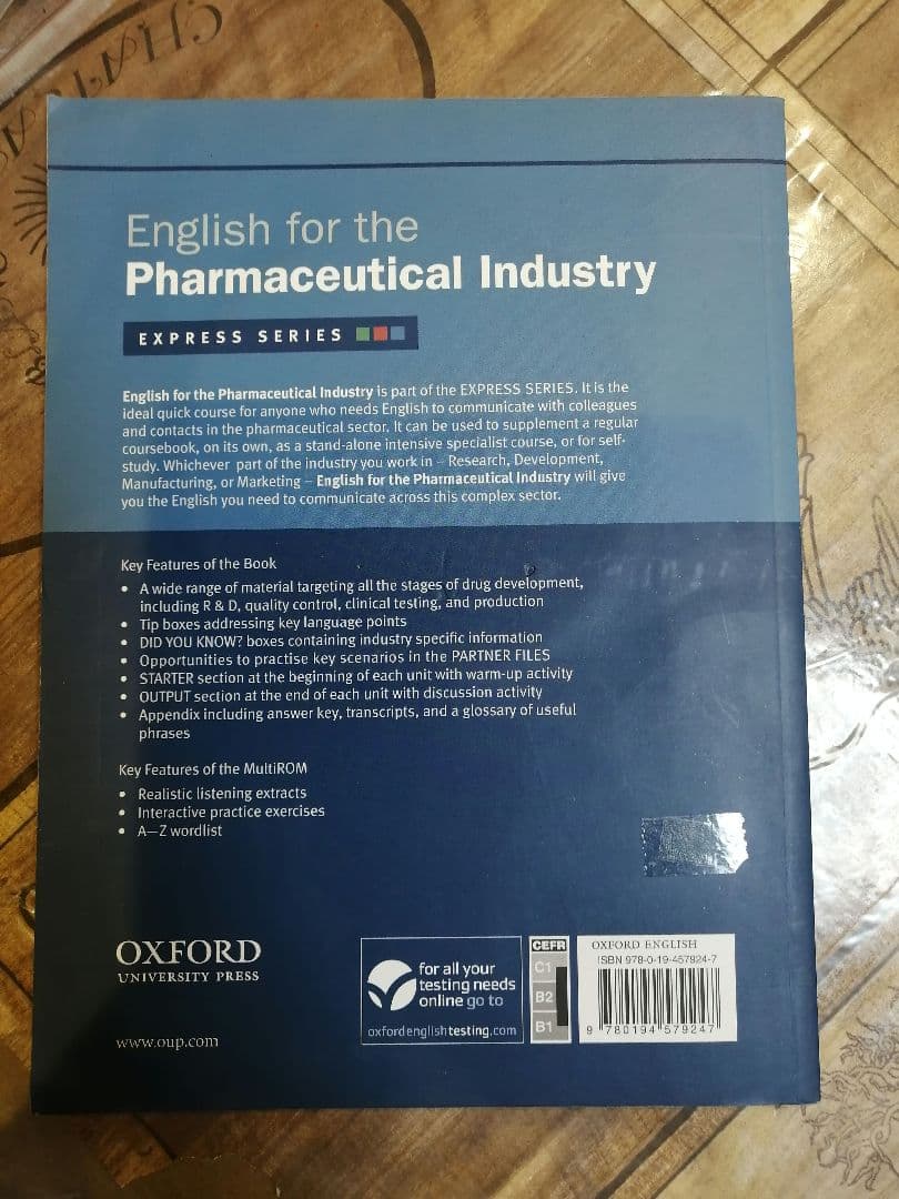 語学・辞書・学習参考書 English for the Pharmaceutical Industry