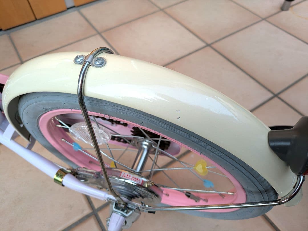 アイデス プリンセス ゆめラブ 16インチ 子供用 自転車 補助輪付き
